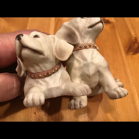 VINTAGE HOMCO GOLDEN LABRADOR PUPPY FIGURINES - Picture 8 of 11